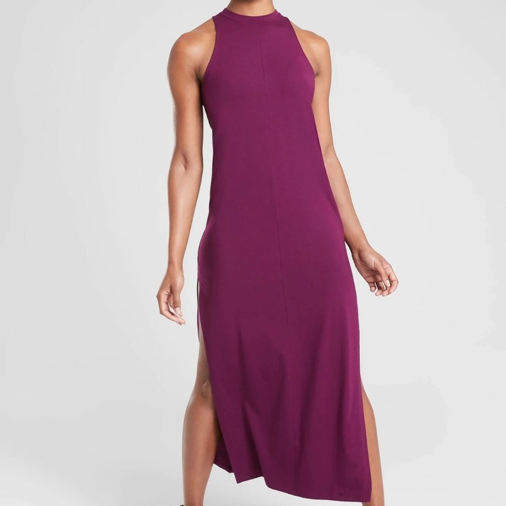 NWT Athleta Destination Maxi Dress, NWOT,  Plum SIZE. S